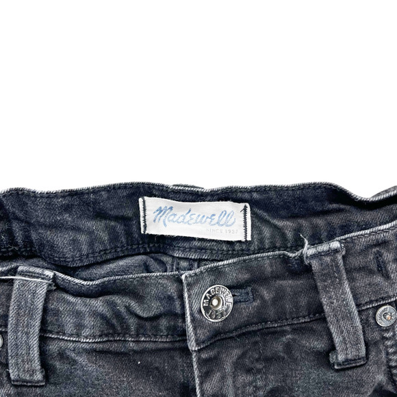Madewell Women's Mid Rise Straight Leg Denim Jeans Black Size 30x30 - Picture 4 of 4